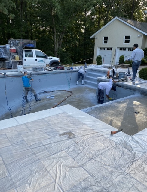 Pool Construction in Sharpsburg, Georgia