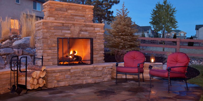 Outdoor Fireplace in Newnan, Georgia