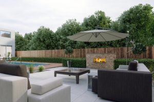 Set Your Landscape Apart With an Outdoor Fireplace